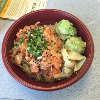 Wow Bento - Spicy tuna and salmon brown rice bowl. Super good! Love this place! - Japanese Near Me - Irvine, California Wow Bento - Spicy tuna and salmon brown rice bowl. Super good! Love this place! - Japanese Near Me - Irvine, California