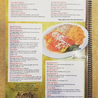 Menu photo 3 Los Agaves White House, TN