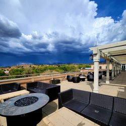 Drury Plaza Hotel in Santa Fe - Great views from the rooftop bar area