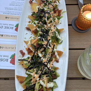 Rose & Ivy - Tuna Poke Nachos....Fantastic! - Sushi Bars Near Me - Sarasota, Florida
