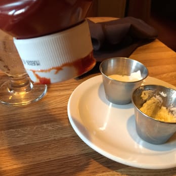 Cork 'N Cleaver - Here is that filthy ketchup bottle, it is this dirty all the way around the cap. - Seafood Near Me - Milwaukee, Wisconsin