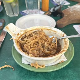 Five onion soup