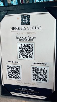 Menu photo 8 Heights Social Tampa, FL