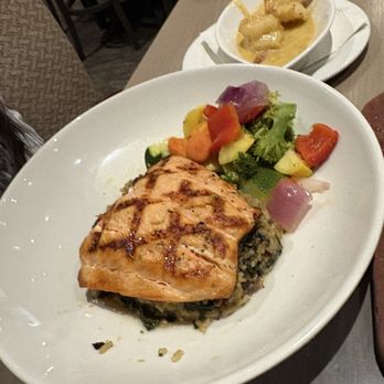 Firebirds Wood Fired Grill - Grilled Salmon and Shrimp* - Seafood Near Me - Chandler, Arizona Firebirds Wood Fired Grill - Grilled Salmon and Shrimp* - Seafood Near Me - Chandler, Arizona