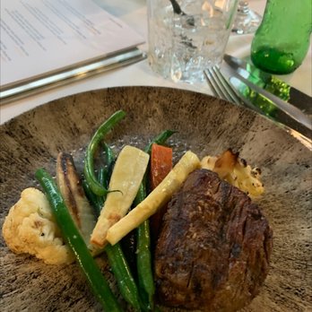 Davis Street at Hermann Park - Skirt steak w/ veggies - New American Near Me - Houston, Texas