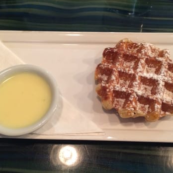 Medina Cafe - Liege Style Waffle with white chocolate pistachio rosewood syrup - Breakfast & Brunch Near Me - Vancouver, British Columbia Medina Cafe - Liege Style Waffle with white chocolate pistachio rosewood syrup - Breakfast & Brunch Near Me - Vancouver, British Columbia