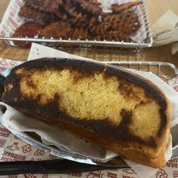 Burnt and soaked in butter Burnt and soaked in butter