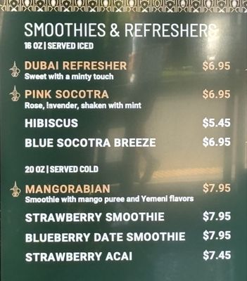 Menu photo 1 Delah Coffee Dublin, CA