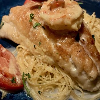 Limoncello Ristorante - Special yellowtail seabass with jumbo shrimp - Italian Near Me - Palm Beach Gardens, Florida Limoncello Ristorante - Special yellowtail seabass with jumbo shrimp - Italian Near Me - Palm Beach Gardens, Florida