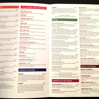Fuel Juice Bar - Menu. January 2017. - Juice Bars & Smoothies Near Me - Brooklyn, New York Fuel Juice Bar - Menu. January 2017. - Juice Bars & Smoothies Near Me - Brooklyn, New York
