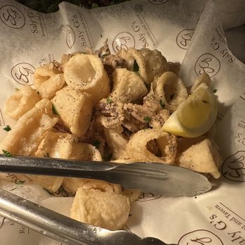 Saly G's Restaurant And Tavern - CALAMARI - sweet and sour chili sauce and traditional on the side - Italian Near Me - Warren, New Jersey Saly G's Restaurant And Tavern - CALAMARI - sweet and sour chili sauce and traditional on the side - Italian Near Me - Warren, New Jersey