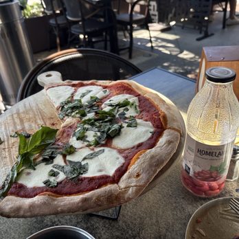Karas - Mergarita pizza Margherita Pizza - Armenian Near Me - Glendale, California