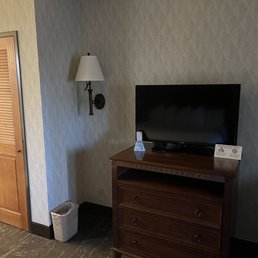 flat screen with an actual closet flat screen with an actual closet