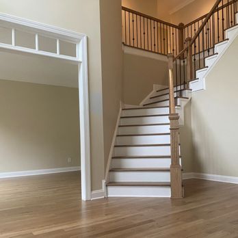 Santizo - a staircase leading to a second floor - Flooring Near Me - Cary, North Carolina