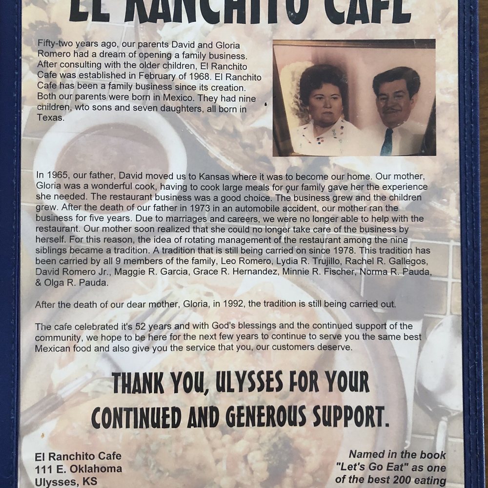 El Ranchito Cafe - The family story! - Mexican Near Me - Ulysses, Kansas El Ranchito Cafe - The family story! - Mexican Near Me - Ulysses, Kansas