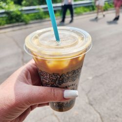 Tosa Farmers Market - Vanilla oat latte from Venture Brew
