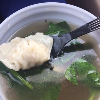 Pei Wei Asian Kitchen - The first time I went I got chicken wonton soup and Mongolian beef. I only got THREE wontons. With old basil in it. - Asian Fusion Near Me - Fairfax, Virginia