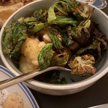 Byblos Miami - Brussel sprouts with fried halloumi - Mediterranean Near Me - Miami Beach, Florida