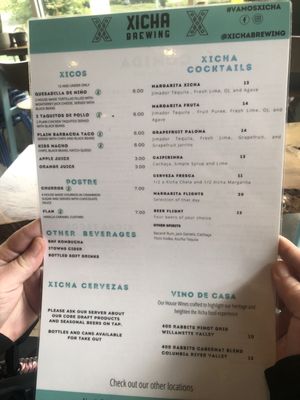 Menu photo 3 Xicha Brewing - Eugene Eugene, OR