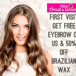 Wax Thread and Scissors