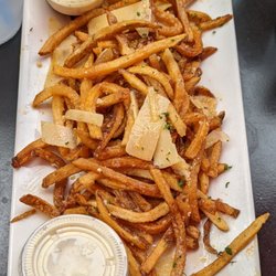 Allegheny Creamery & Crepes - Garlic french fries.
