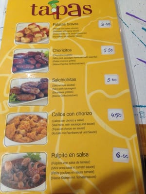 Menu photo 2 La Granja Barcelona, B Menu photo 2 La Granja Barcelona, B