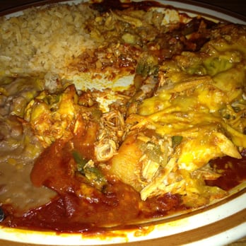 Pancho's Mexican Restaurant - Chicken enchilada..it's a cheese enchilada topped with dark and white meat chicken topped with sauce and cheese. - Mexican Near Me - Long Beach, California