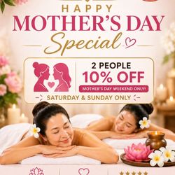 Thai Massage at B Room - #HAPPYMOTHERSDAY to all the amazing Mom's out there taking care of business! Well, we want to take care of you in return.