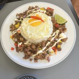 Pork belly with egg on top, so good Pork belly with egg on top, so good