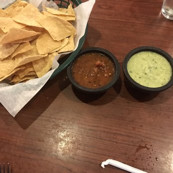 Los Cucos Mexican Cafe - Chips with the two salsas. - Mexican Near Me - Sandy, Utah