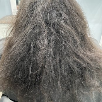 Empire Salon by M - Before (I know looks scary lol) - Hair Salons Near Me - Fremont, California