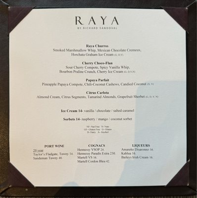 Menu photo 8 Raya Dana Point, CA