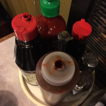 I Love Pho - Dirty freaking condiment bottles - nasty. - Vietnamese Near Me - Bellevue, Washington I Love Pho - Dirty freaking condiment bottles - nasty. - Vietnamese Near Me - Bellevue, Washington