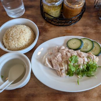 Ginger & Scallion - Classic chicken and rice - Thai Near Me - Seattle, Washington