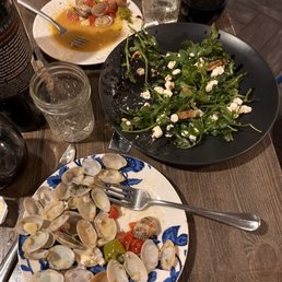 Fico Salad, Vongole alla Diavola Fico Salad, Vongole alla Diavola