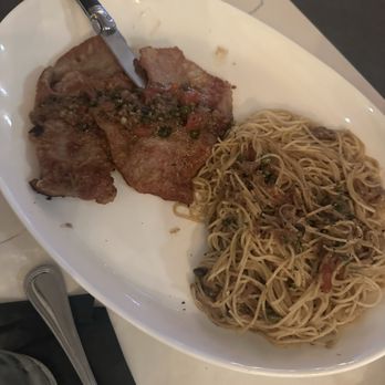 Romacelli Restaurant & Bar - Veal and angel hair pasta - Italian Near Me - Lafayette, Louisiana