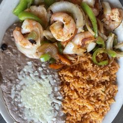 El-Canelo - 58. Shrimp fajitas LUNCH ONLY