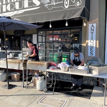 Chiefs Tacos - a man and a woman preparing food - Caterers Near Me - Whittier, California Chiefs Tacos - a man and a woman preparing food - Caterers Near Me - Whittier, California