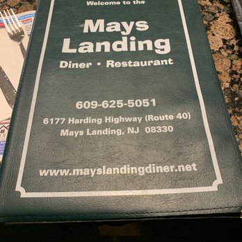 Mays Landing Diner - The heaviest menu I've ever held! - American Near Me - Mays Landing, New Jersey Mays Landing Diner - The heaviest menu I've ever held! - American Near Me - Mays Landing, New Jersey