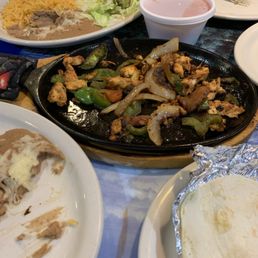 Chicken fajita dinner