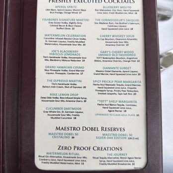 FishBones - Cocktail menu! - Sushi Bars Near Me - Lake Mary, Florida FishBones - Cocktail menu! - Sushi Bars Near Me - Lake Mary, Florida