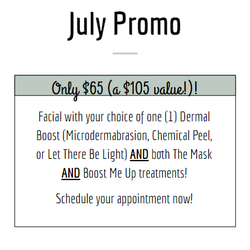 JMT Facial Bar - July Promo