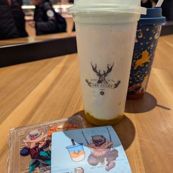 The Alley - Demon slayer collab (mango coconut mochi milk) - Bubble Tea Near Me - Toronto, Ontario