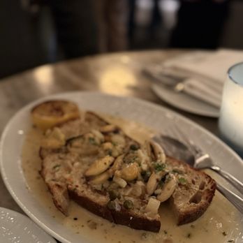 Herb & Sea - Mussel toast - Seafood Near Me - Encinitas, California Herb & Sea - Mussel toast - Seafood Near Me - Encinitas, California