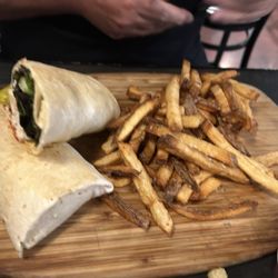 The Crimson House - Chicken pesto wrap