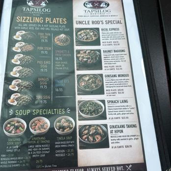 Tapsilog Cantina - Menu (July 2026) - Filipino Near Me - Santa Clara, California Tapsilog Cantina - Menu (July 2026) - Filipino Near Me - Santa Clara, California