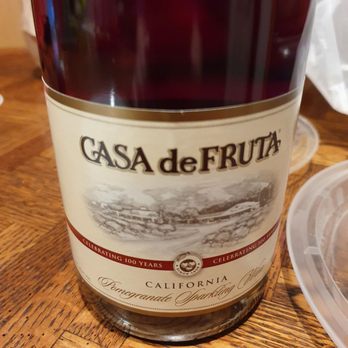 Casa De Fruta Chevron - Pomegranate sparkling wine. - Farmers Market Near Me - Hollister, California