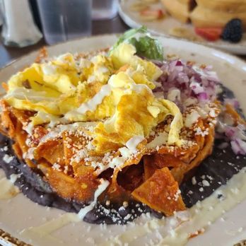 Madres Brunch - Chilaquiles Rojas - Breakfast & Brunch Near Me - Bellflower, California Madres Brunch - Chilaquiles Rojas - Breakfast & Brunch Near Me - Bellflower, California