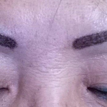 Donna's Cosmetic Artist - My eyebrows after Donna was done. From no brows to beautiful brows. I still need to go in for the touch up. - Permanent Makeup Near Me - Honolulu, Hawaii