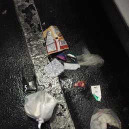 Disgusting! Who cleans their car and throws the trash on the ground?? Disgusting! Who cleans their car and throws the trash on the ground??